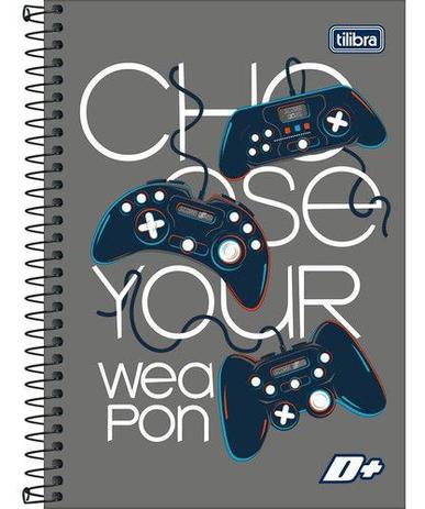 CADERNO ESPIRAL 1/4 CAPA DURA TILIBRA D+ 96FLS