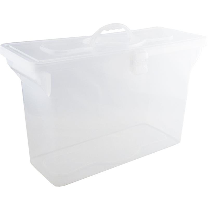 MALETA PLASTICA (COM ALCA) ORGANIZADORA S/PASTA CRISTAL - DELLO UNIDADE