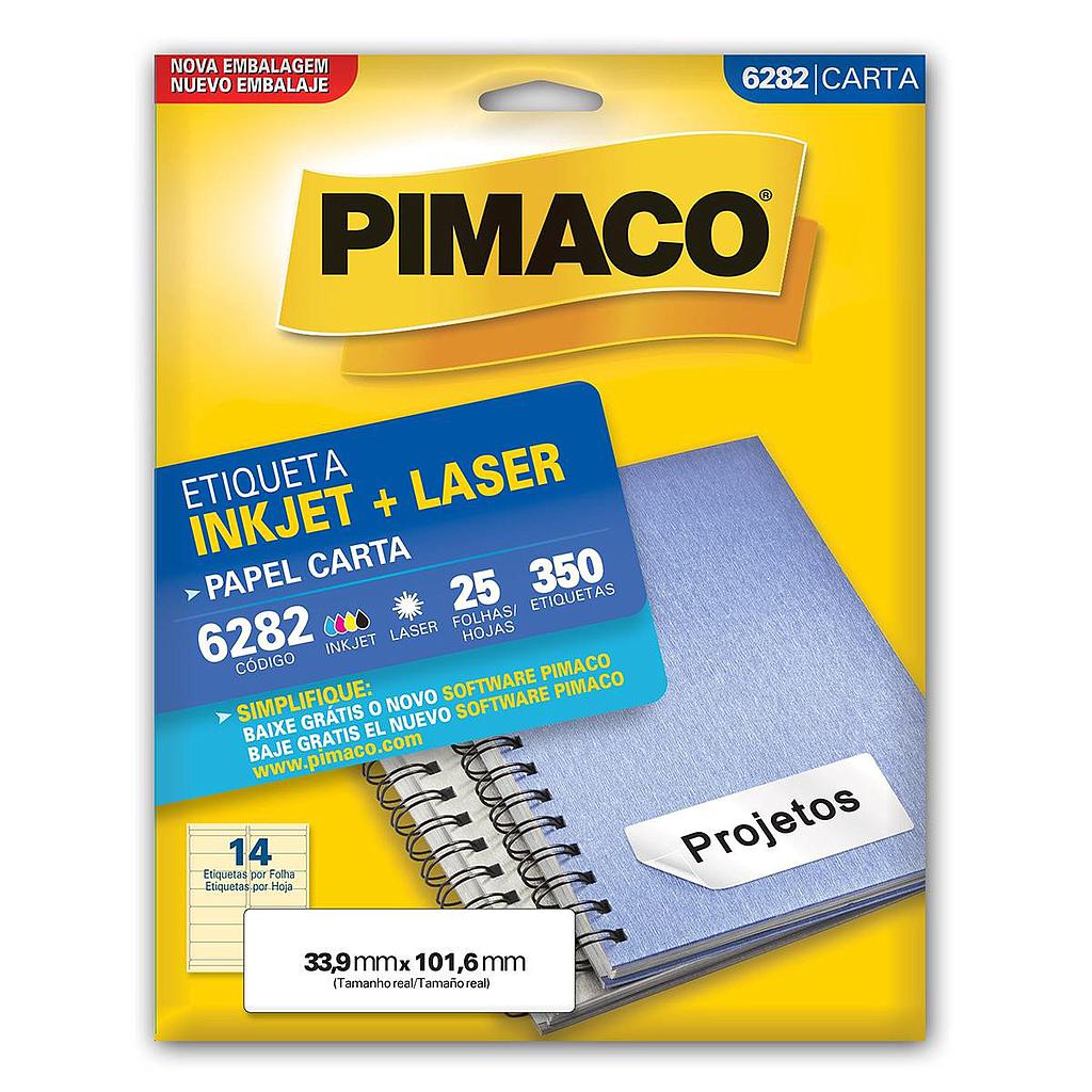 ETIQUETA PIMACO CARTA 6282 - 25FLS