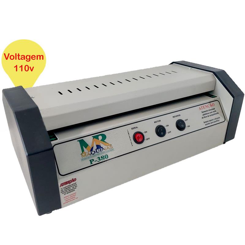 MÁQUINA PLASTIFICADORA A3 P-380 110V - MR MAQUINAS UNIDADE