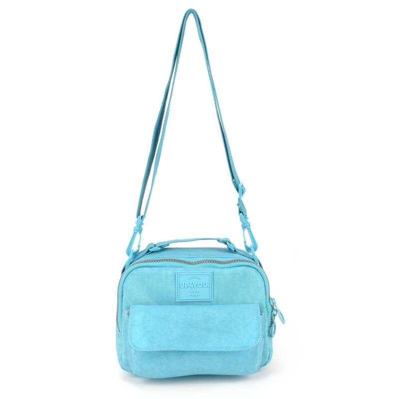BOLSA FEMININA UP4YOU CRINKLE MÃO E OMBRO TURQUESA - LUXCEL UNIDADE