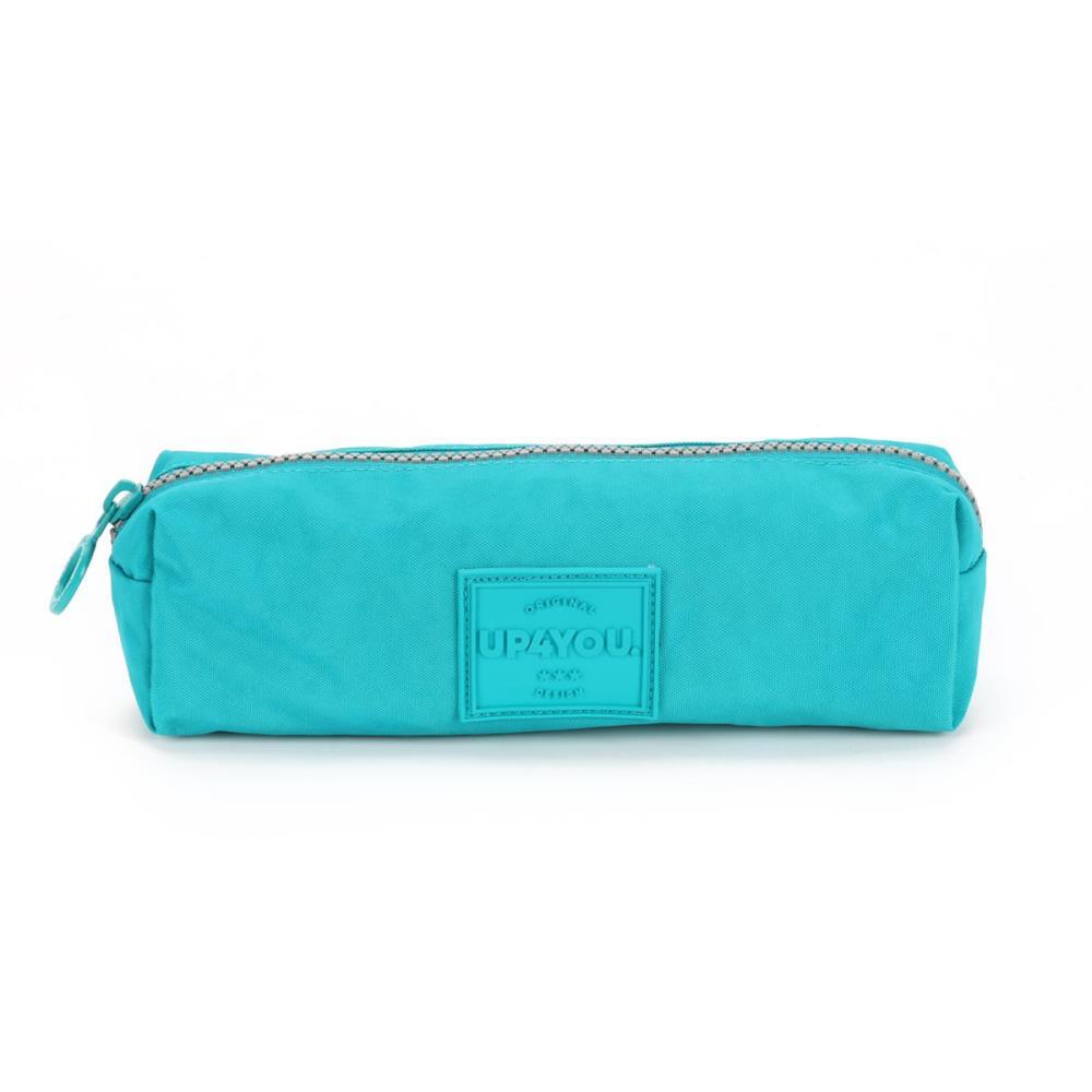 ESTOJO TECIDO UP4YOU CRINKLE 1 ZÍPER VERDE - LUXCEL UNIDADE
