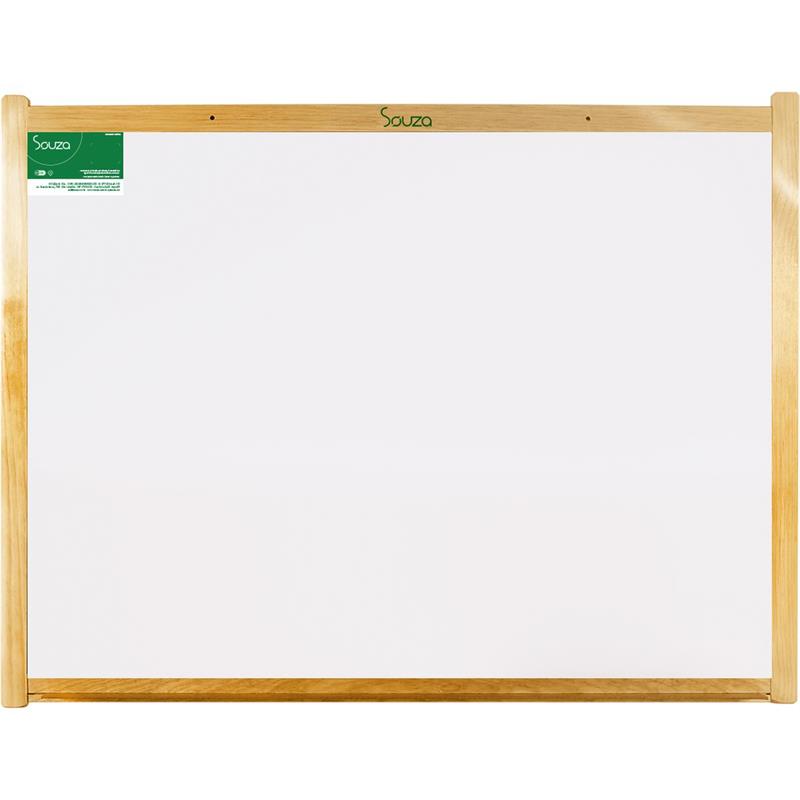 QUADRO BRANCO COM MOLDURA EM MADEIRA 150X120CM MAGITEL - SOUZA UNIDADE