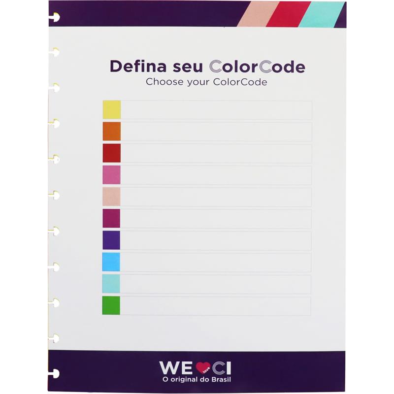 CADERNO INTELIGENTE DIVISÓRIAS GRANDE COLORCODE COM 10 UNIDADES - CADERNO INTELIGENTE PACOTE