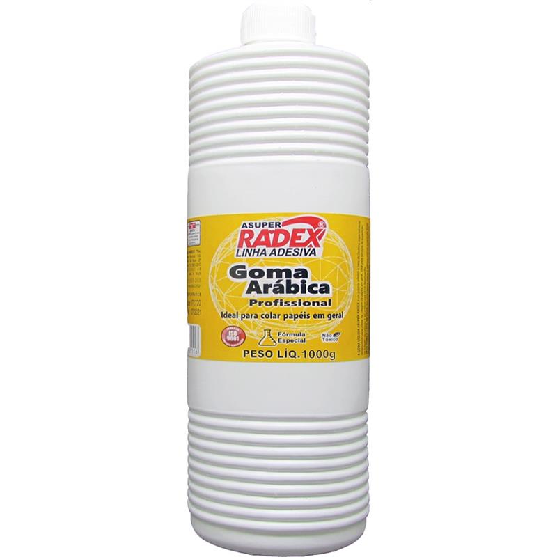 COLA DE ALTA RESISTENCIA GOMA ARABICA 1KG - RADEX UNIDADE