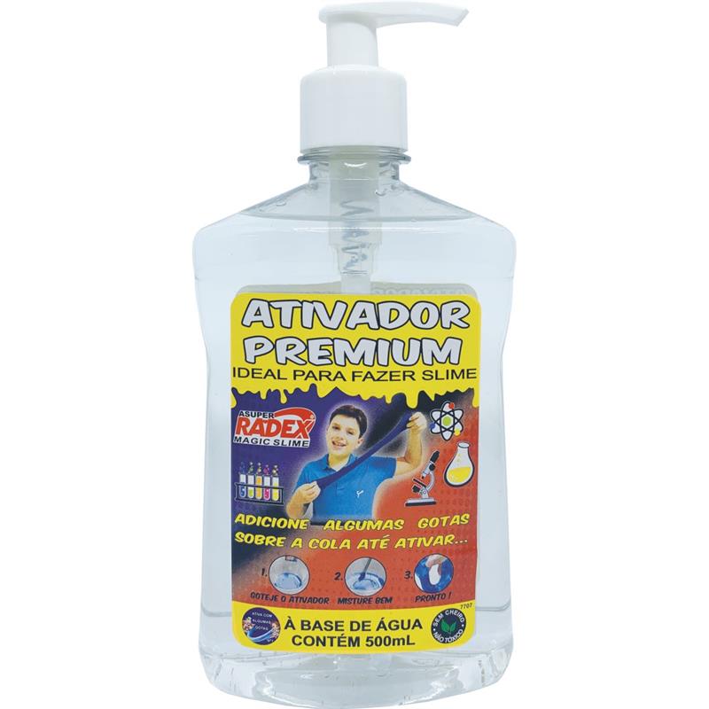 SLIME ATIVADOR PREMIUM P/COLA 500ML. - RADEX UNIDADE