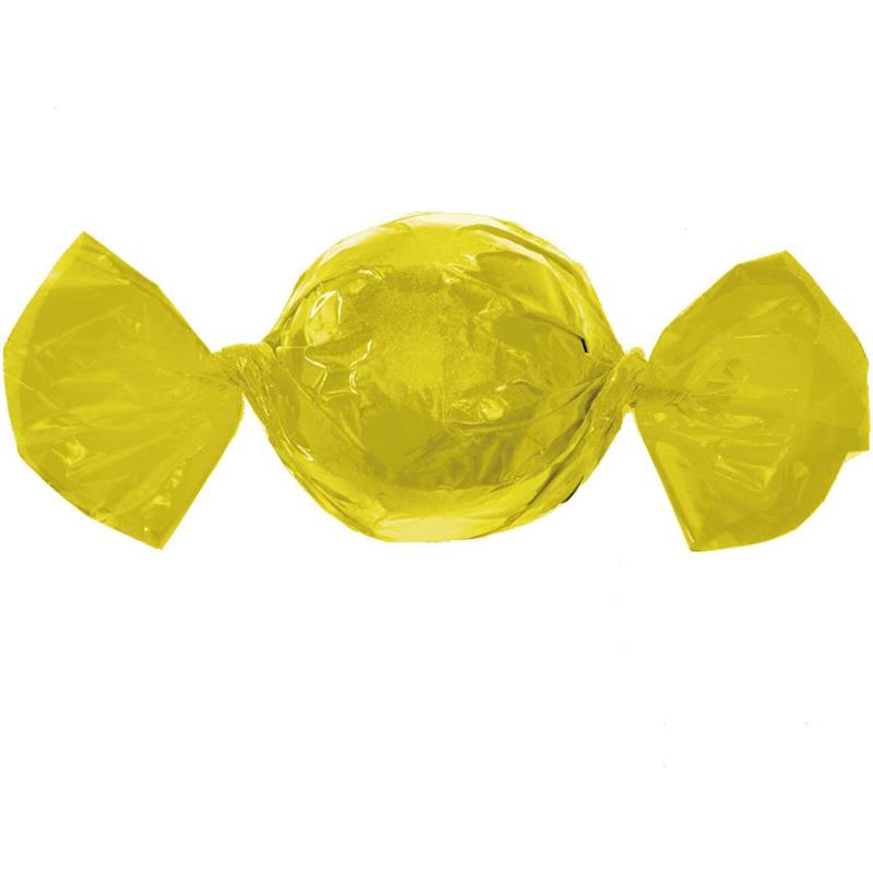 EMBALAGEM PARA TRUFA/CONE 15X16CM. AMARELO - CROMUS PCT.C/100