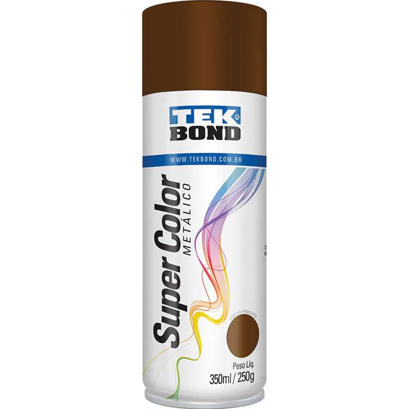 TINTA SPRAY METALICO BRONZE 350ML/250G - TEKBOND UNIDADE