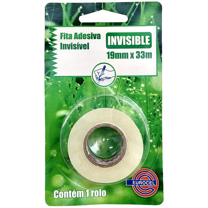 FITA INVISÍVEL 19 MM X 33 M - EUROCEL BL.C/01