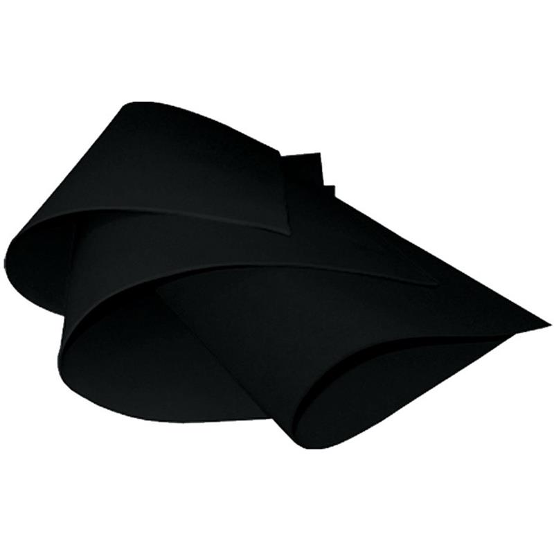 PLACA EM EVA 40 CM X 60 CM PRETO - V.M.P. PCT.C/10