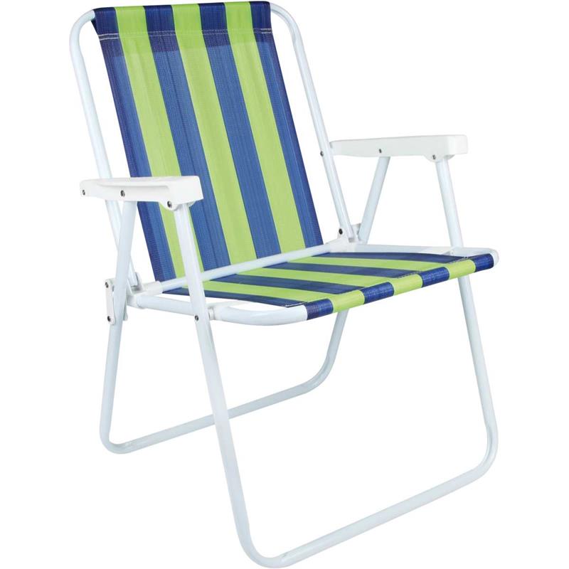 CADEIRA PARA PISCINA E PRAIA ALTA DE ACO 53X54X72 SORTIDA - MOR UNIDADE