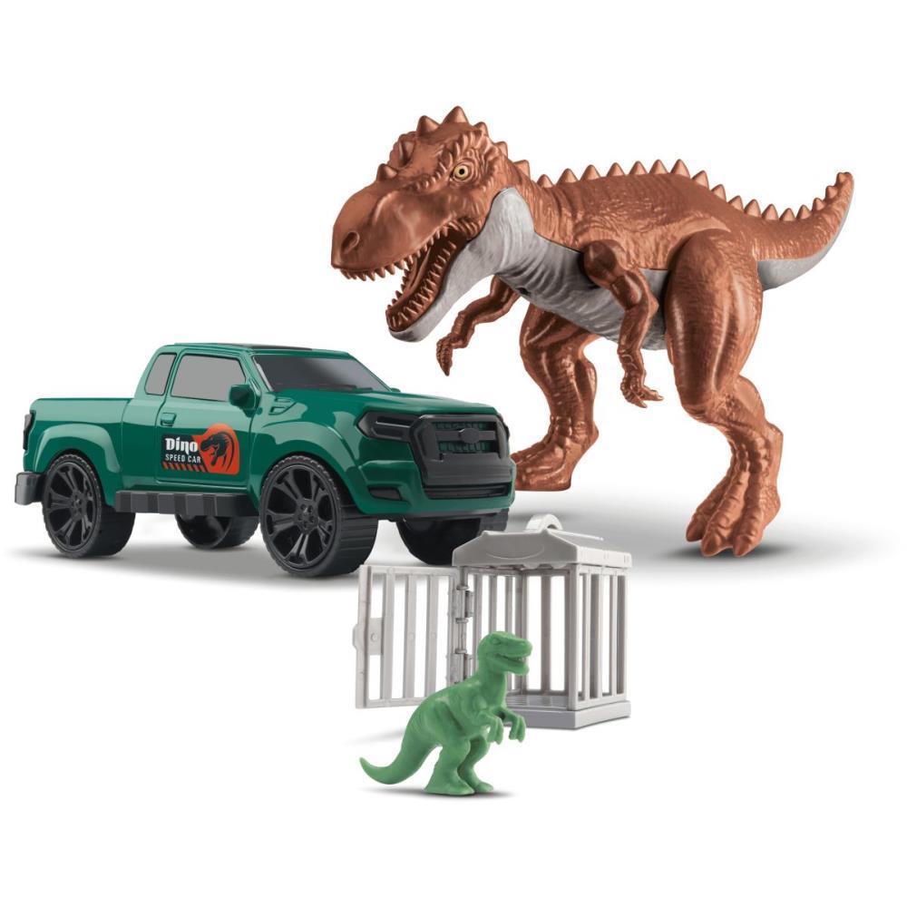 CARRINHO ESCAPE CAR DINOSSAURO (S) ORANGE TOYS UNIDADE