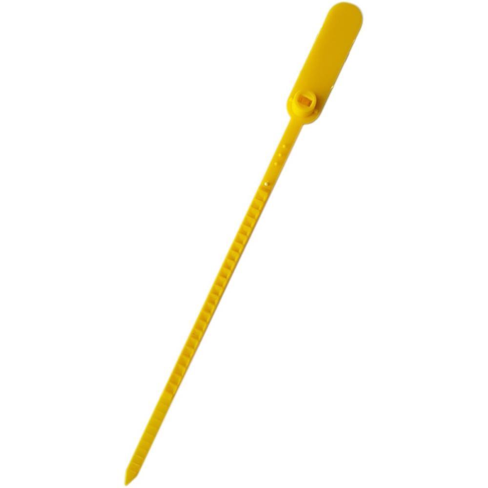 LACRE PARA MALOTE AMARELO ESCADA PP 16CM. TYKHEPLAS PCT.C/100