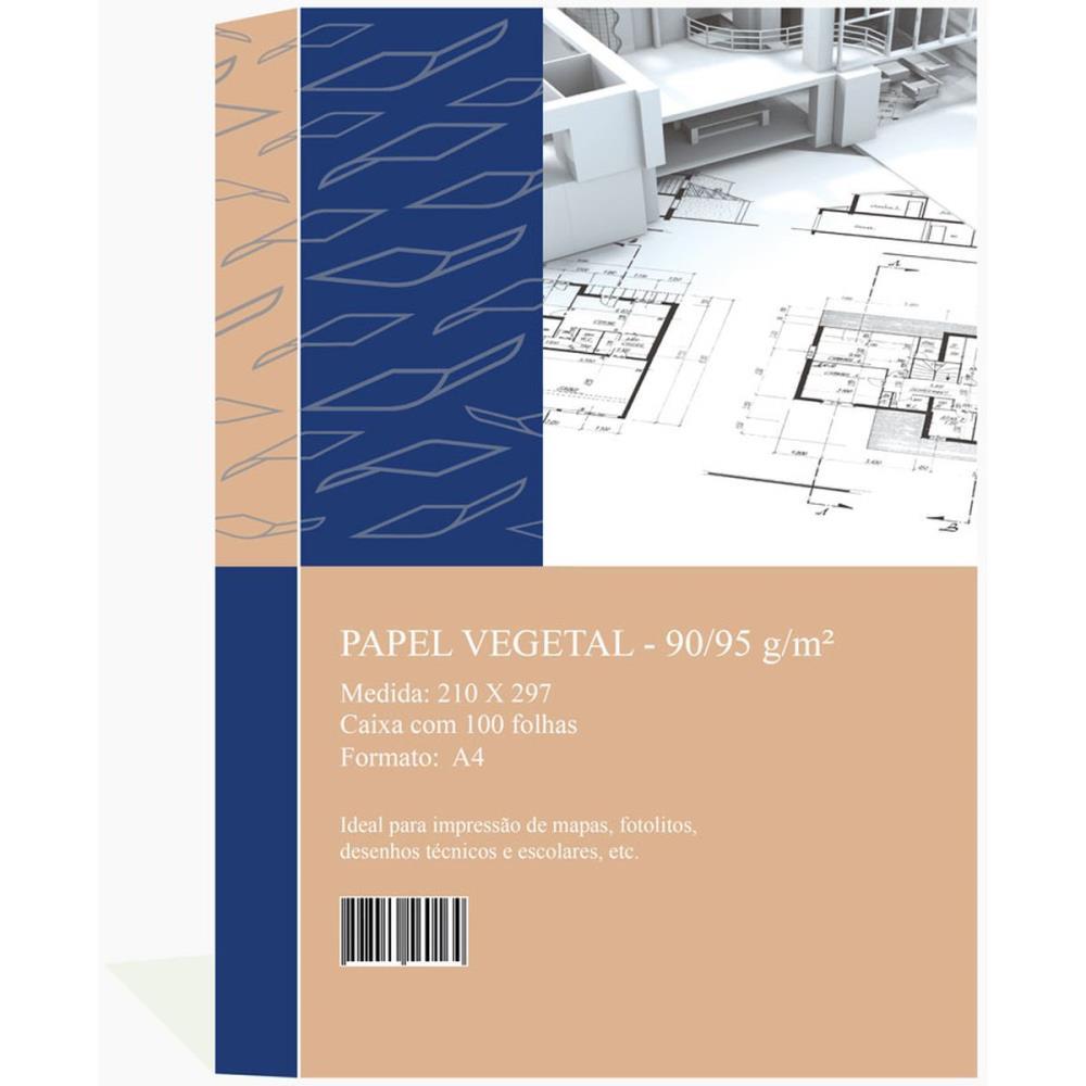 PAPEL VEGETAL A4 90/95G. 210X297MM MARES CX.C/100