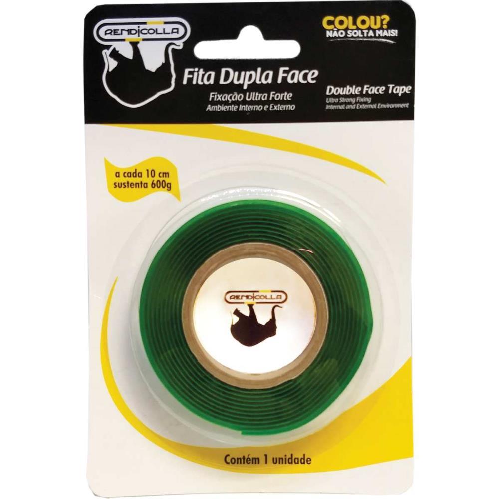 FITA DUPLA FACE MASSA ACRILICA 12MMX2MTS. RENDICOLLA UNIDADE
