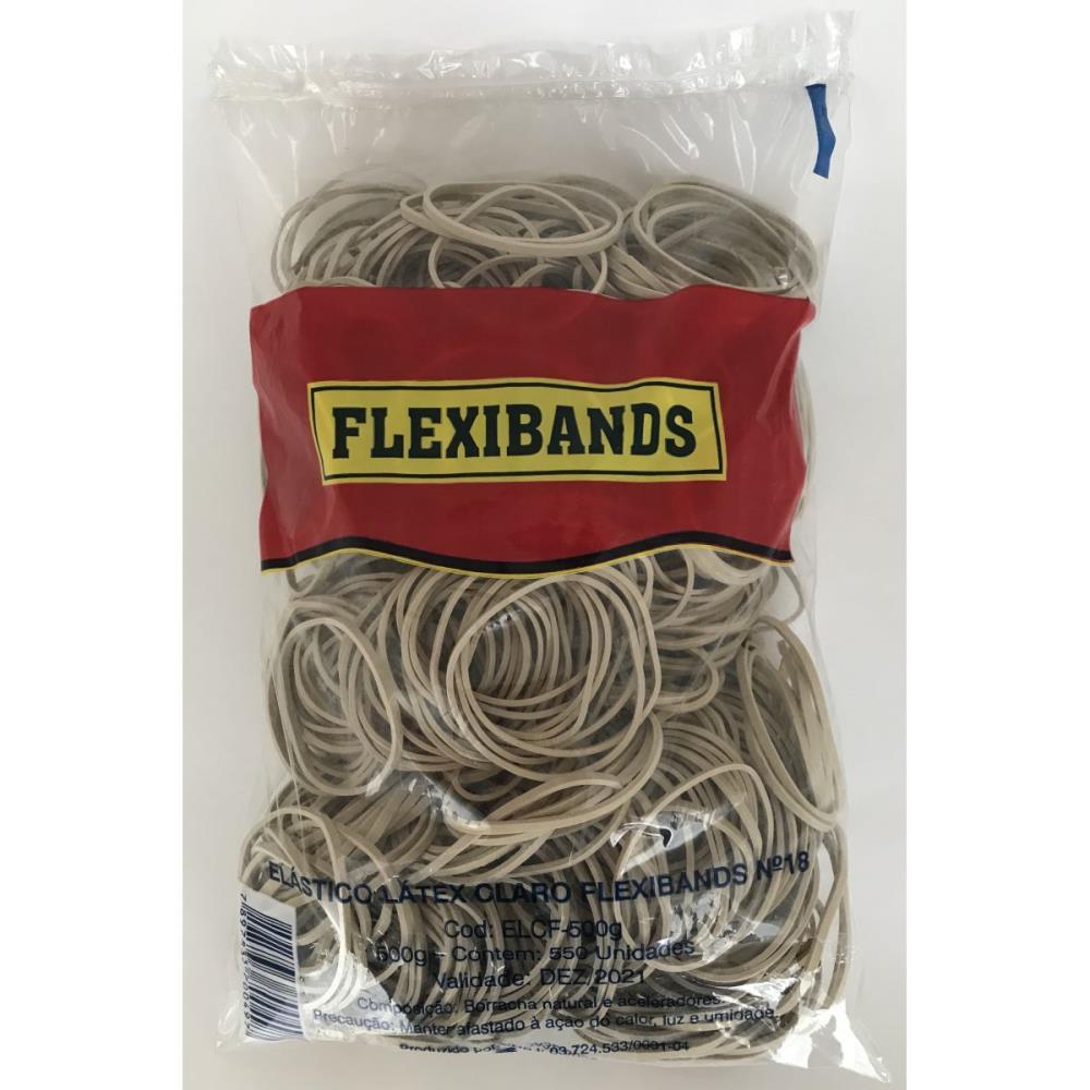 ELASTICO FLEXIBANDS LATEX 500G FULGOR PACOTE