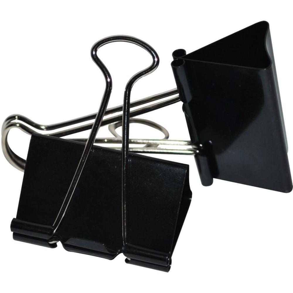 PRENDEDOR DE PAPEL JOCAR BINDER 15MM PRETO LEONORA POTE-60