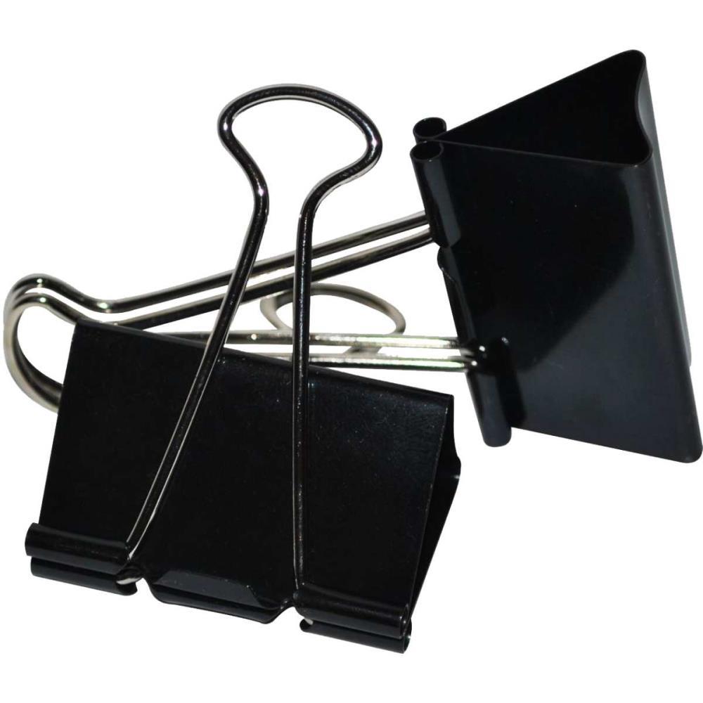 PRENDEDOR DE PAPEL JOCAR BINDER 19MM PRETO LEONORA POTE-40