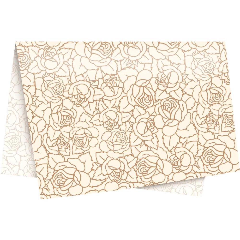 PAPEL DE SEDA DECORADO GABRIELLA 49X69CM 20G CROMUS PCT.C/50