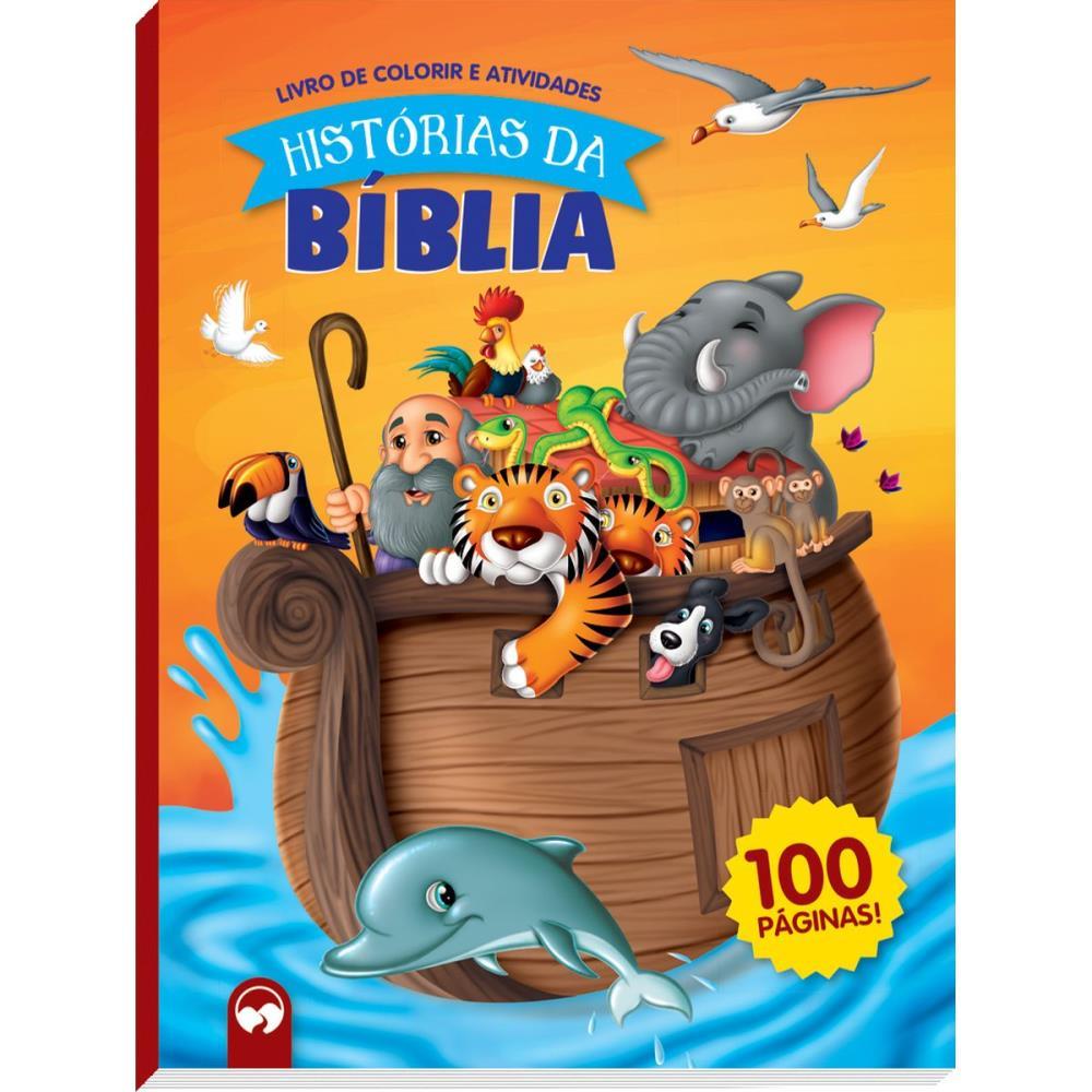 LIVRO INFANTIL COLORIR HISTORIAS DA BIBLIA 100P ATIV. VALE DAS LETRAS UNIDADE