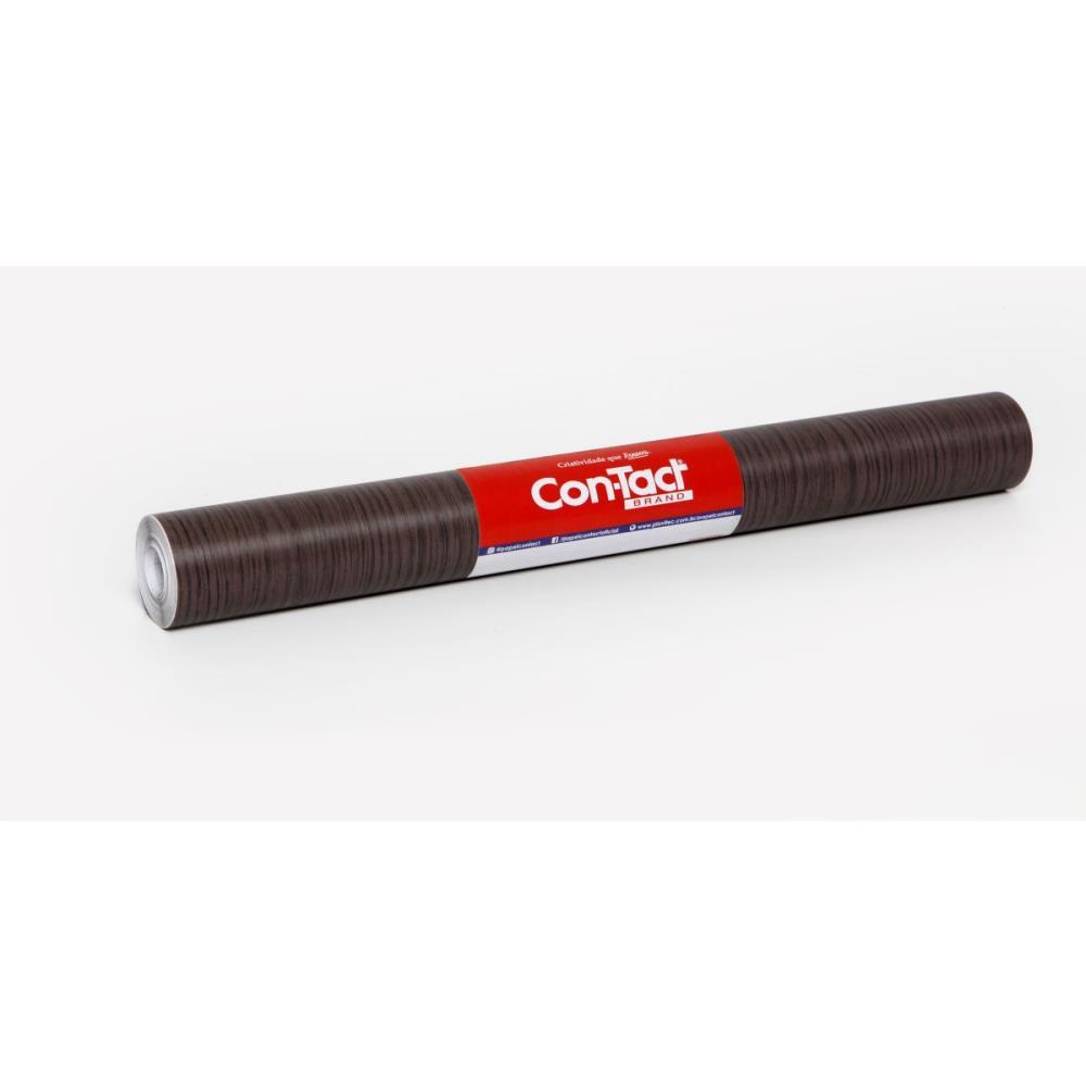 CONTACT DECORADO 45CMX10M MADEIRA JACARANDA PLASTCOVER ROLO