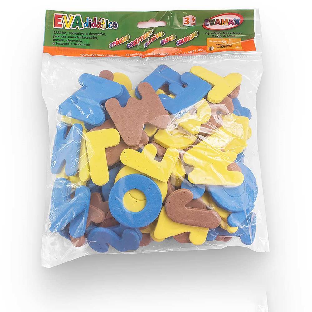 MATERIAL DIDATICO EVA ABC+VOGAIS GD 5MM 5CM. 93PCS EVAMAX INDUSTRIA E C UNIDADE
