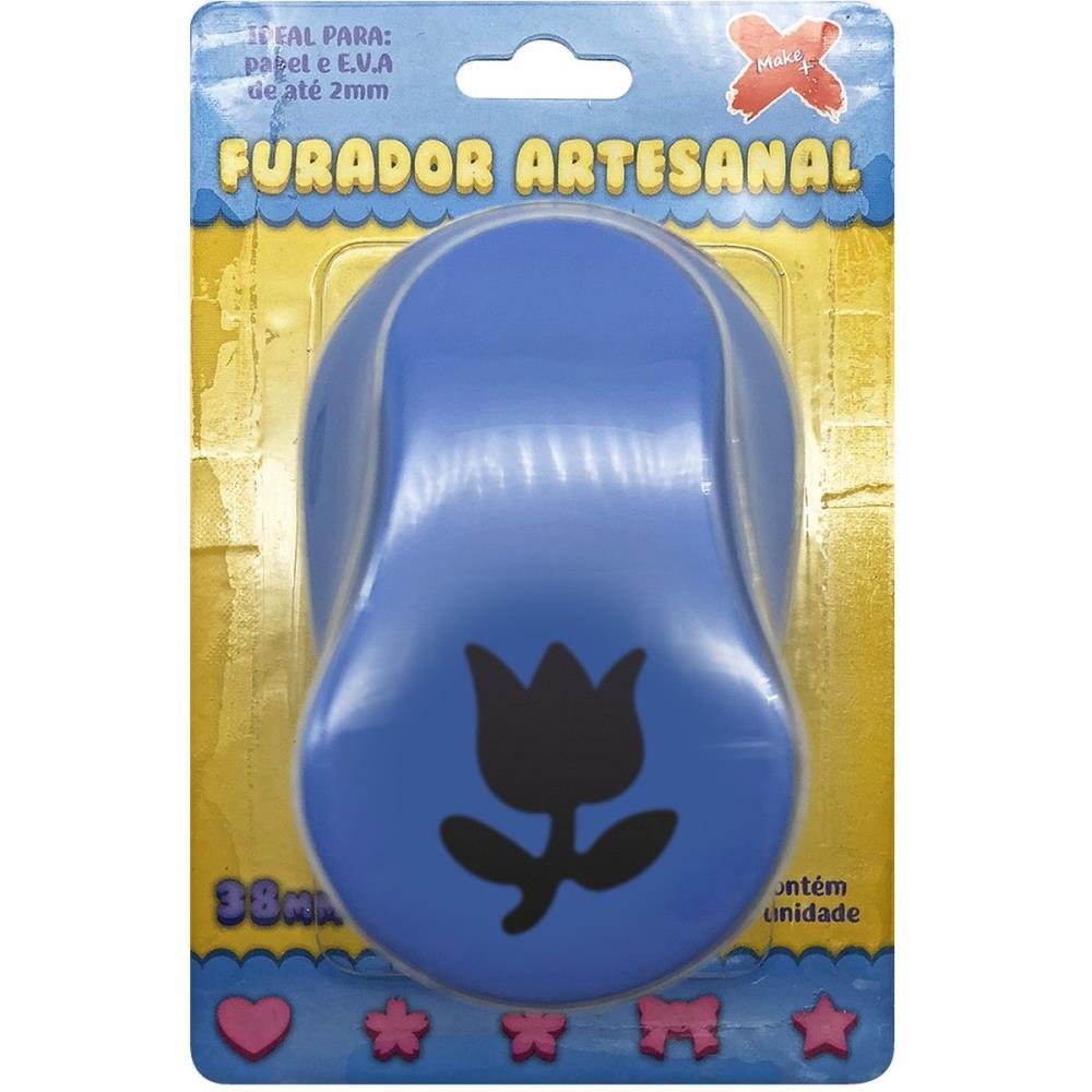 FURADOR PAPEL E EVA GIGANTE TULIPA 38MM MAKE+ UNIDADE