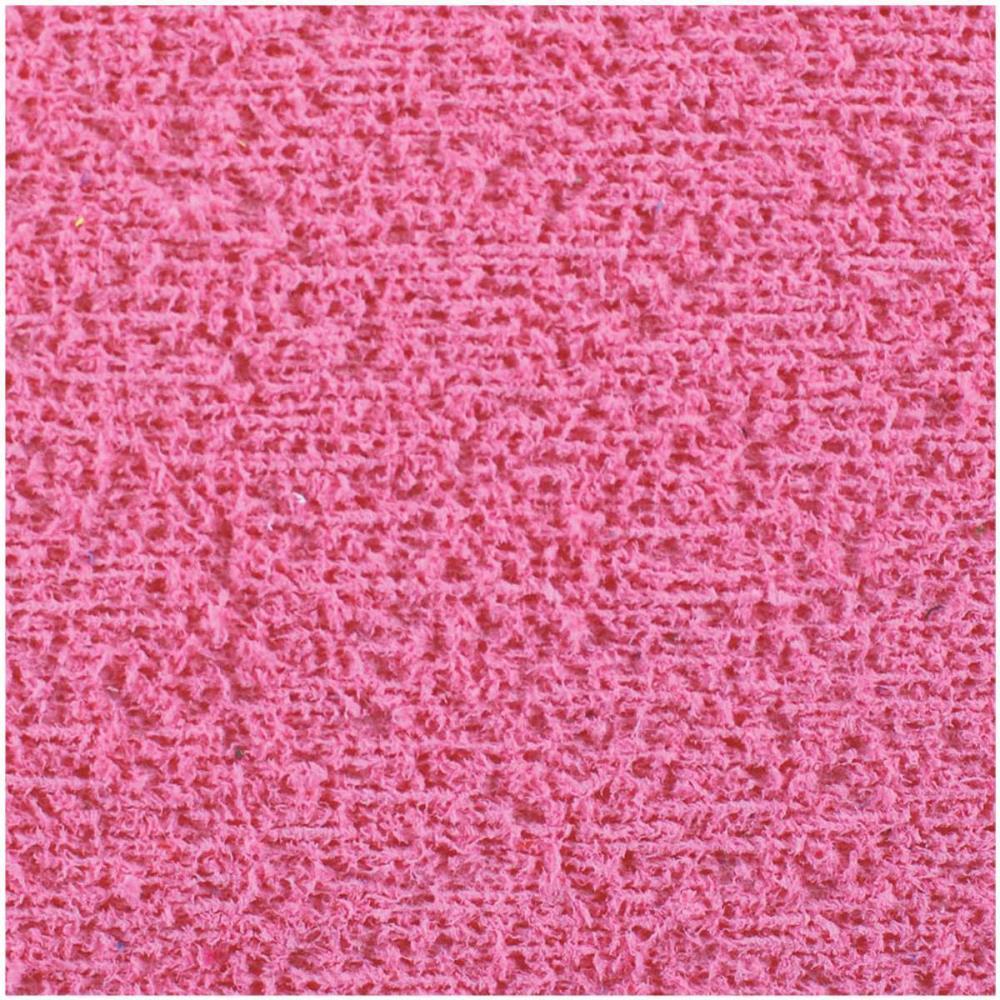 PLACA EM EVA ATOALHADO 48X40CM ROSA  2MM MAKE+ PCT.C/05