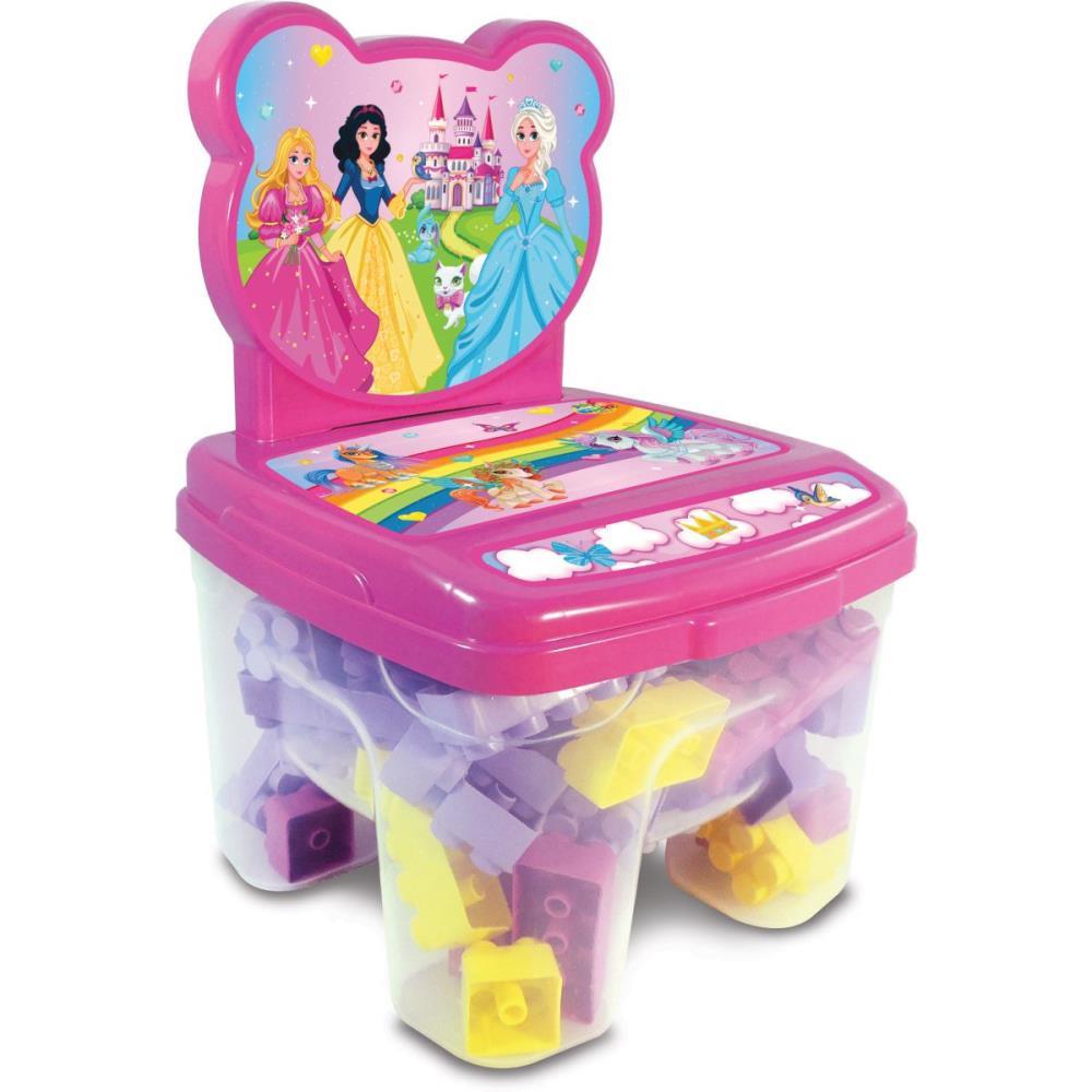 BRINQUEDO PARA MONTAR CADEIRA TOY BLOCOS 24PCS GGB PLAST UNIDADE