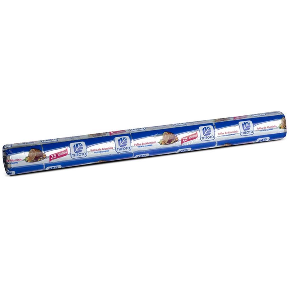 PAPEL ALUMINIO 45 CMX 7,5 M THEOTO ROLO