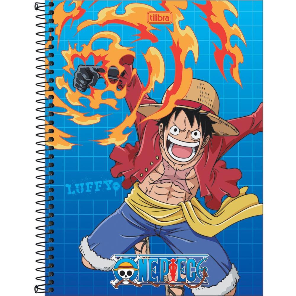 CADERNO 10X1 CAPA DURA ONE PIECE 160FLS. TILIBRA PCT.C/04