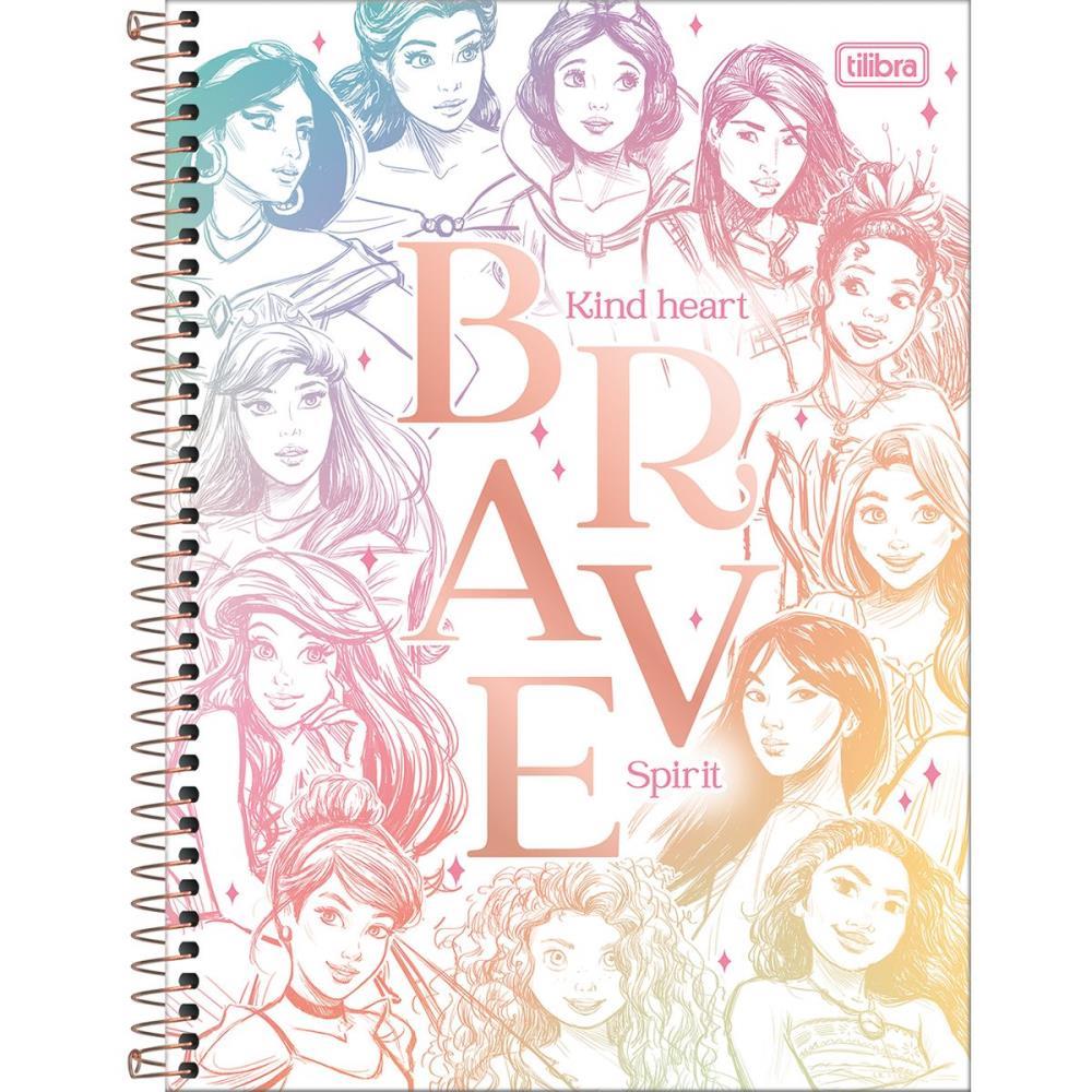 CADERNO 01X1 CAPA DURA PRINCESAS 80FLS. TILIBRA PCT.C/04