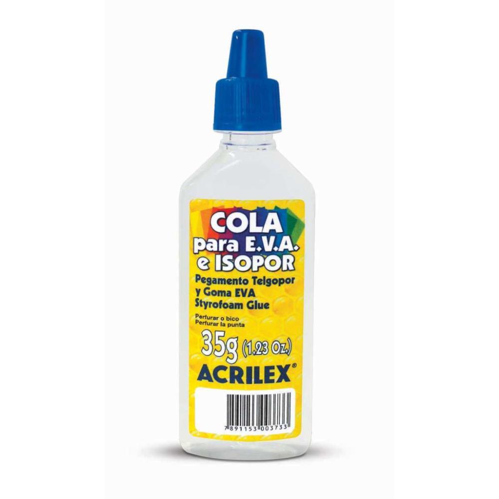 COLA PARA ISOPOR ACRILEX ISOPOR E EVA  35G ACRILEX PCT.C/12