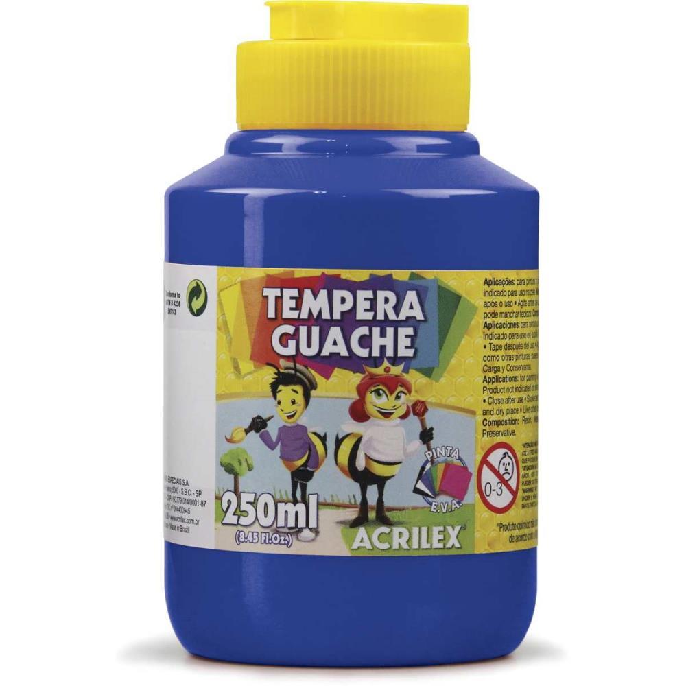 TINTA GUACHE 250ML AZUL TURQUESA ACRILEX PCT.C/03