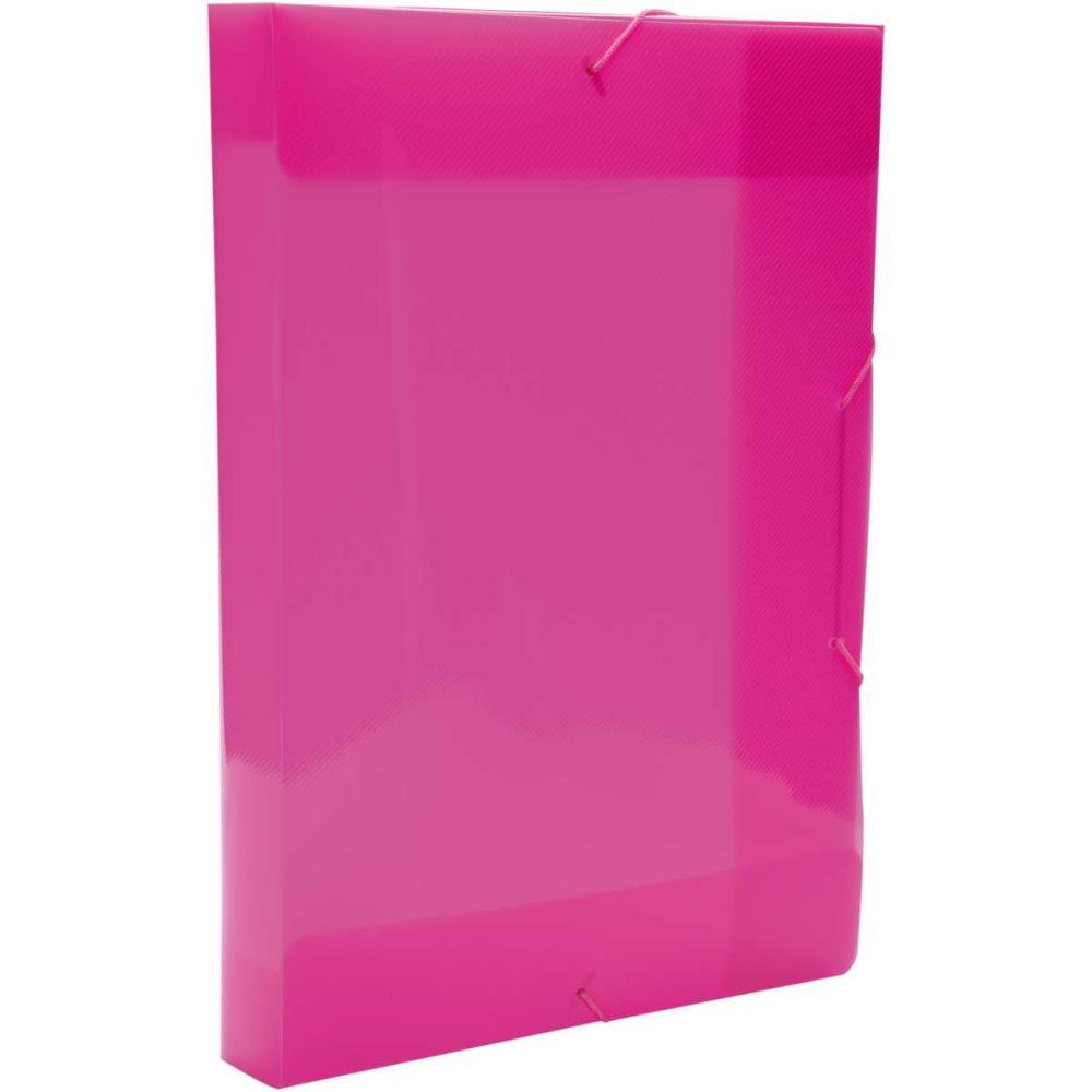 PASTA ABA ELASTICA PLASTICA OFICIO 40MM PINK DELLOLINE DELLO PCT.C/10