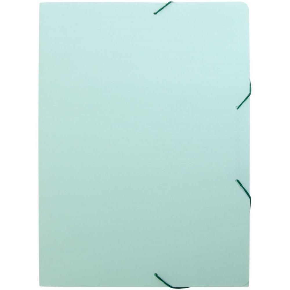 PASTA ABA ELASTICA PLASTICA OFICIO SERENA VERDE PASTEL DELLO PCT.C/10