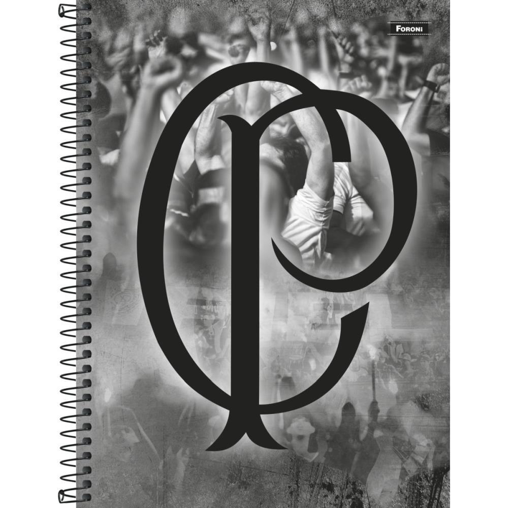 CADERNO 15X1 CAPA DURA CORINTHIANS 240FLS. FORONI PCT.C/02