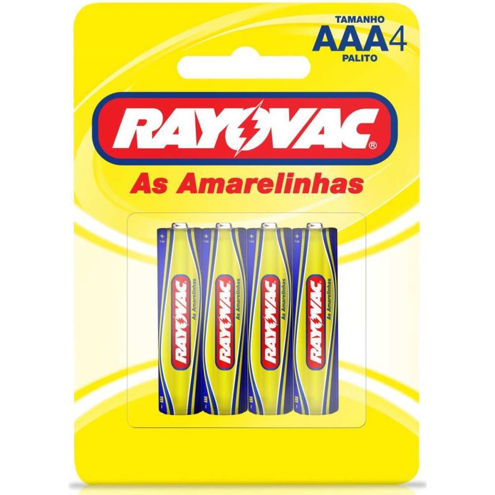 PILHA ZINCO PALITO AAA RAYOVAC BL.C/04