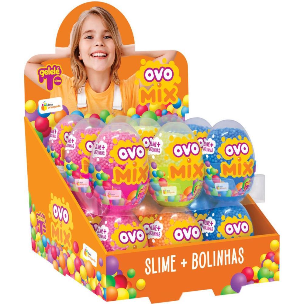 SLIME OVO MIX FOAM 63G DOCE BRINQUEDO DP.C/18