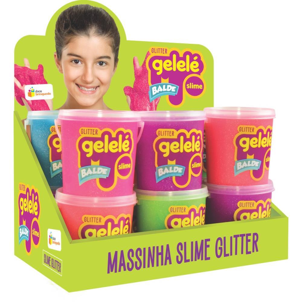 SLIME GELELÉ SLIME BALDE GLITTER DOCE BRINQUEDO DP.C/12