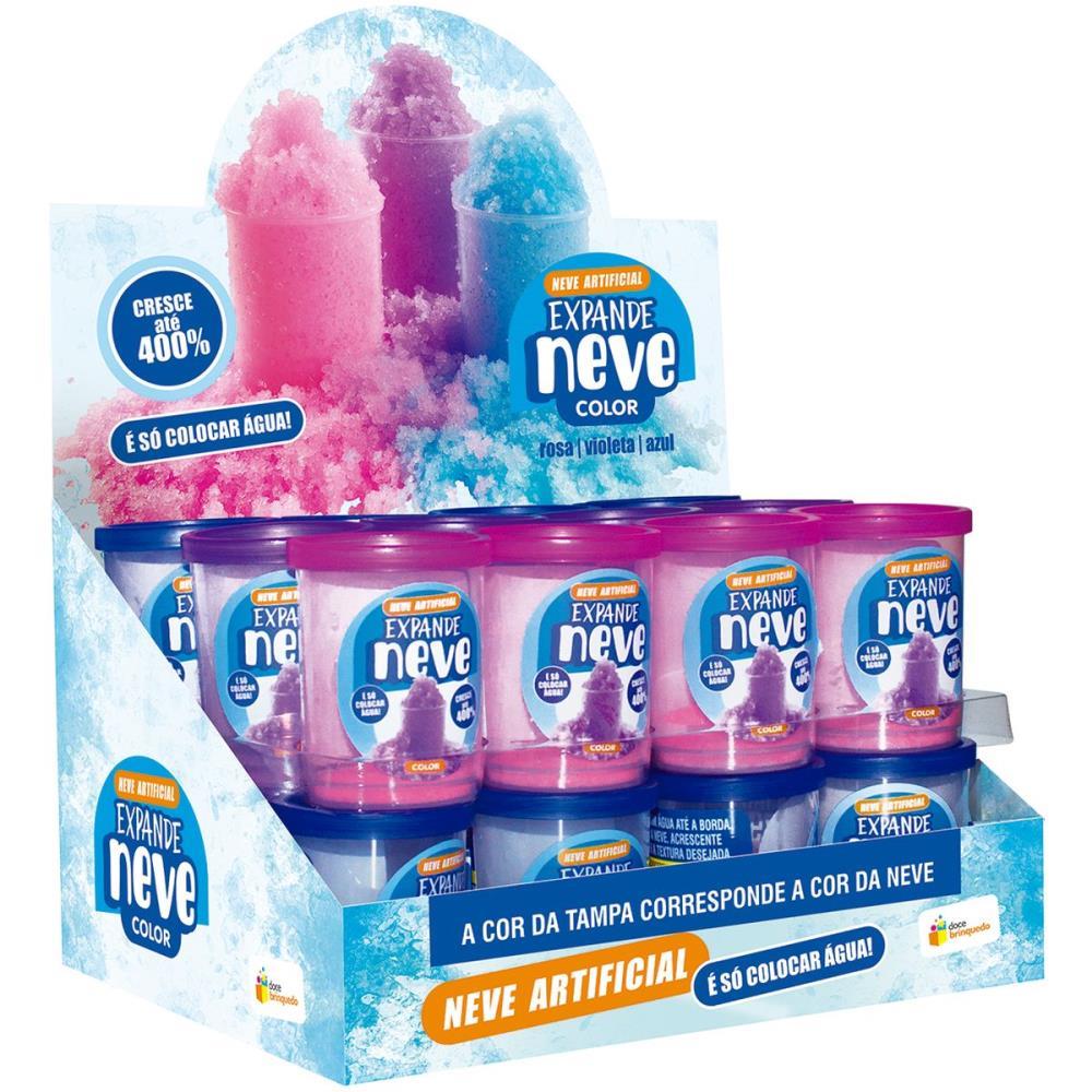 SLIME NEVE COLOR 8G. EXPANDE DOCE BRINQUEDO DP.C/24