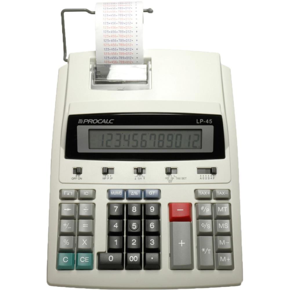 CALCULADORA DE IMPRESSAO 12 DIG. BOBINA 57MM 110V/220V PROCALC UNIDADE