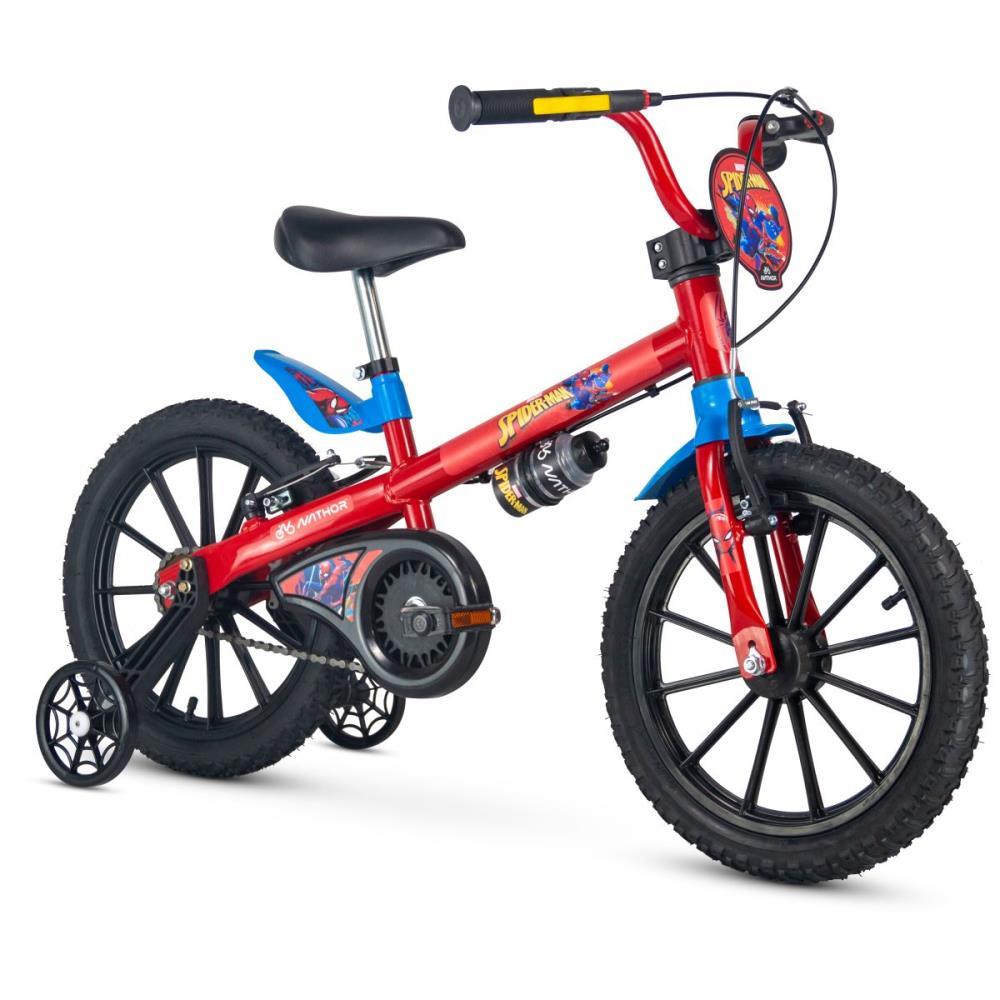 BICICLETA INFANTIL ARO 16 SPIDER MAN NATHOR UNIDADE
