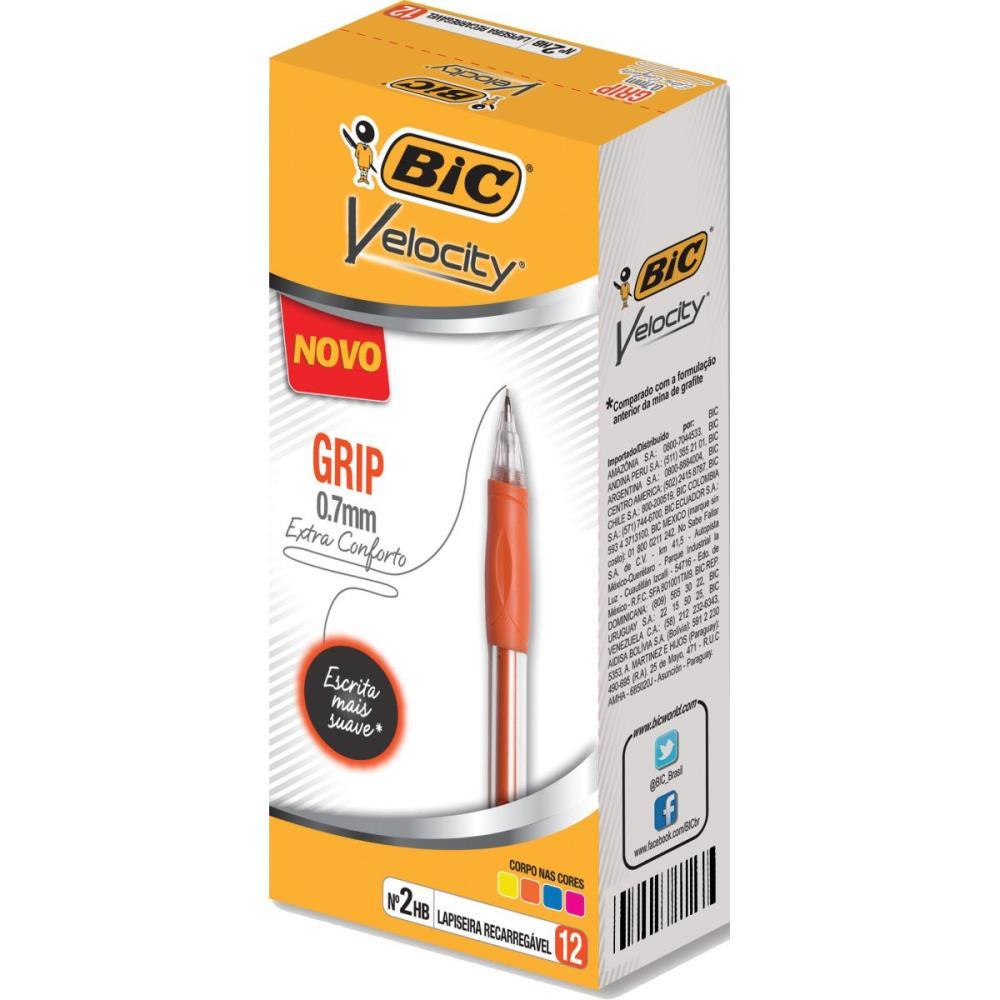 LAPISEIRA 0.7MM VELOCITY PENCIL SORTIDAS BIC CX.C/12