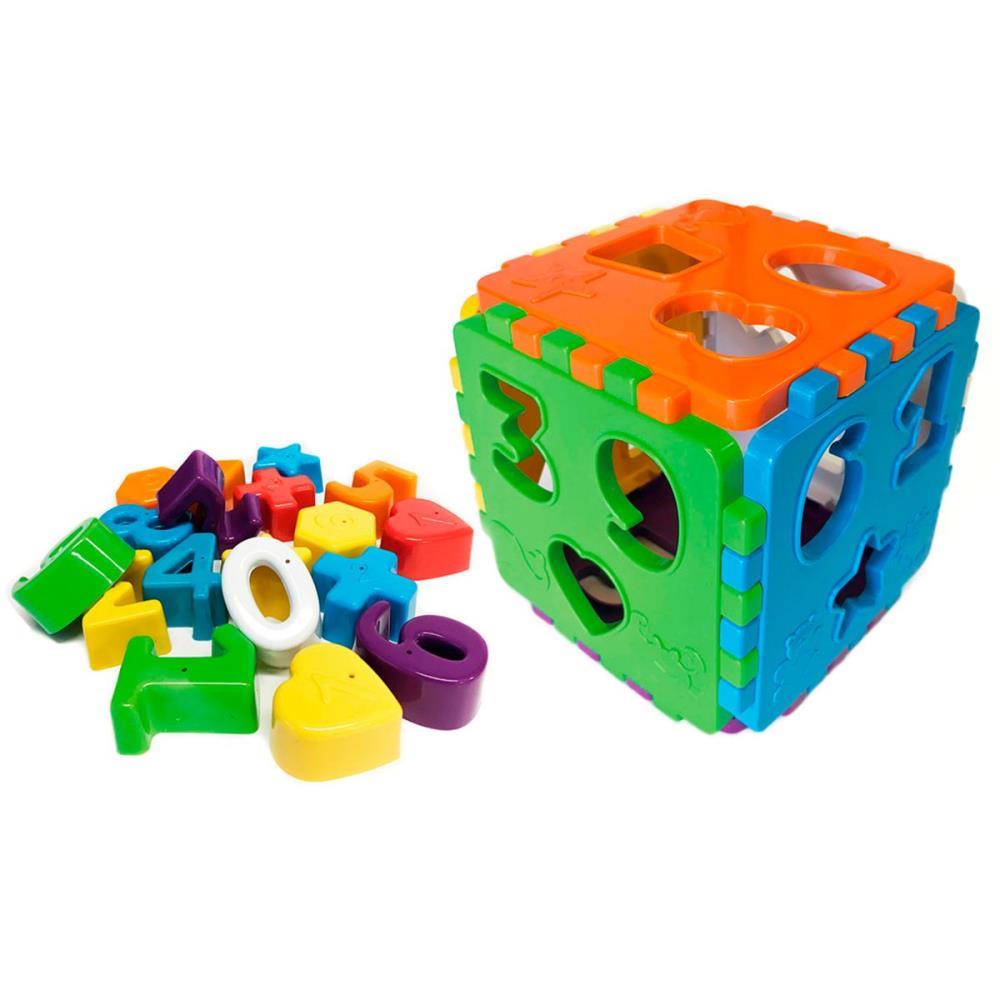 BRINQUEDO EDUCATIVO CUBO EDUCA MAIS C/BLOCOS KENDY BRINQUEDOS UNIDADE