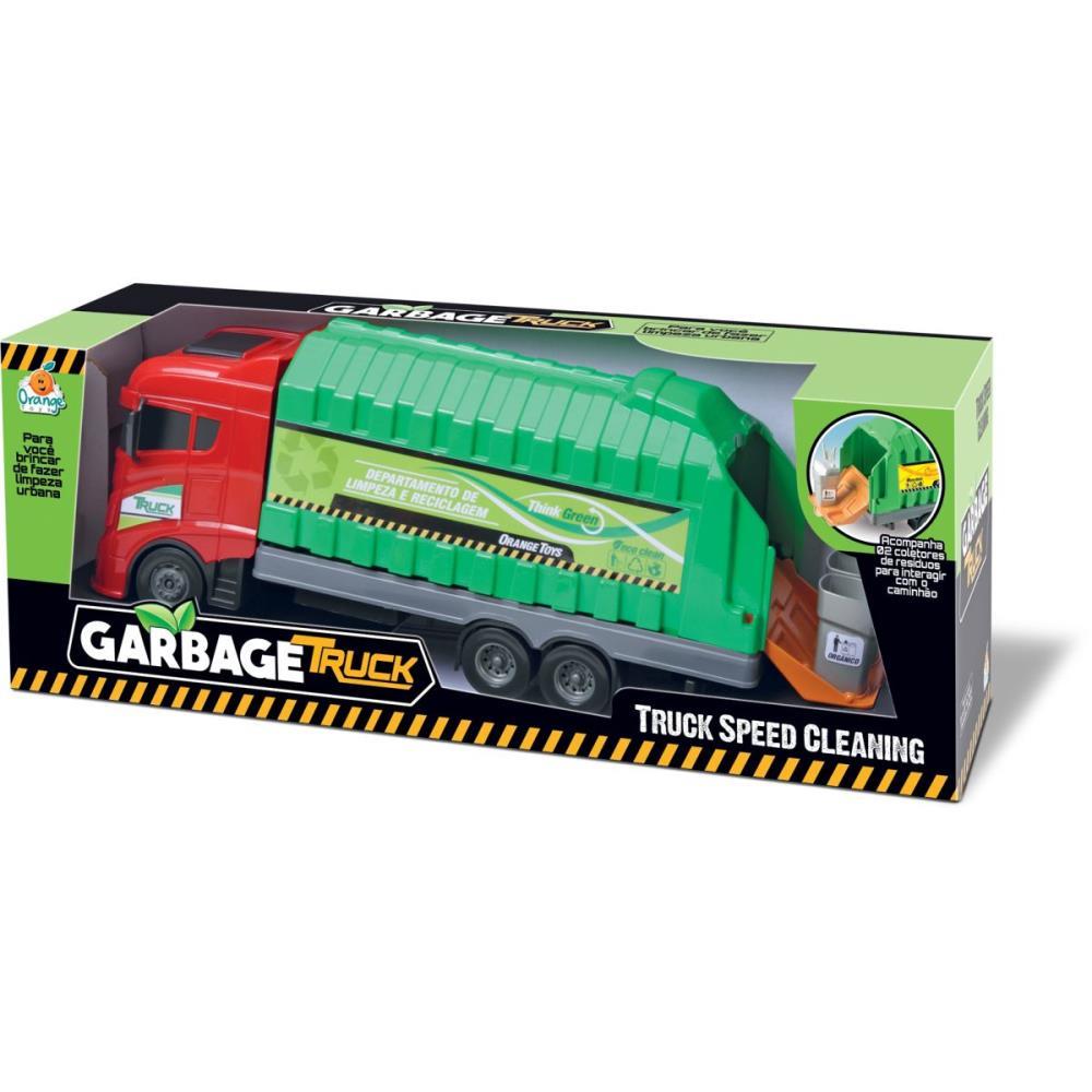 CAMINHAO GARBAGE TRUCK SORTIDOS ORANGE TOYS UNIDADE