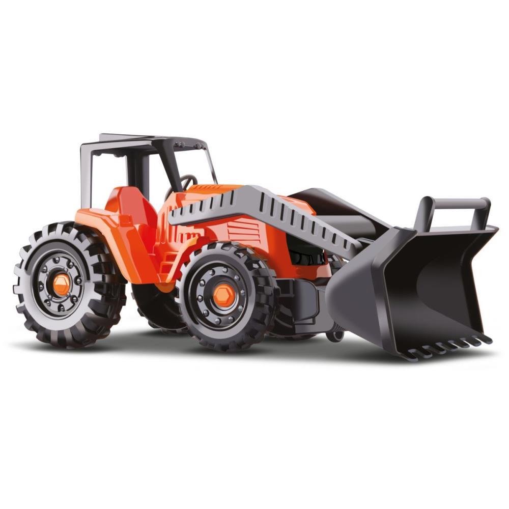 TRATOR CITY WORK CARREGADEIRA ORANGE TOYS UNIDADE