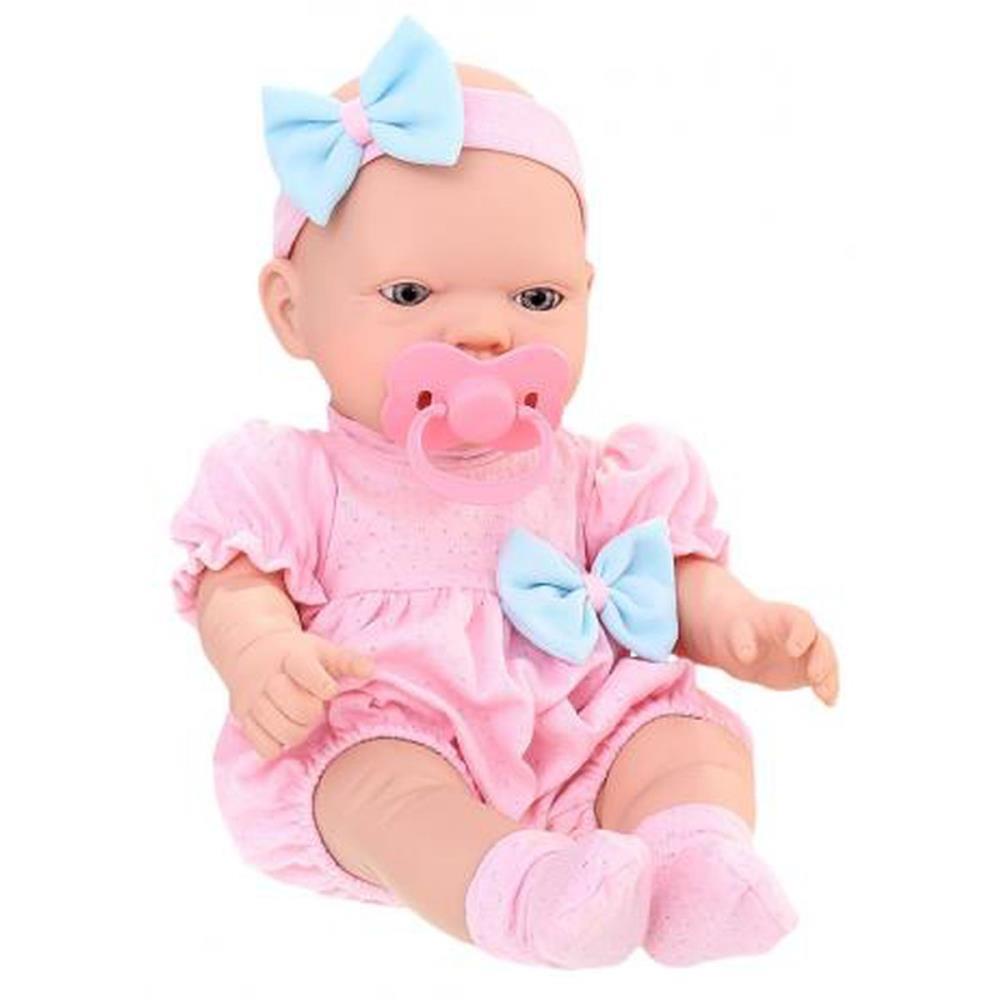 BONECA BEBEZINHO REAL 1º CUIDADO ROSA ROMA UNIDADE