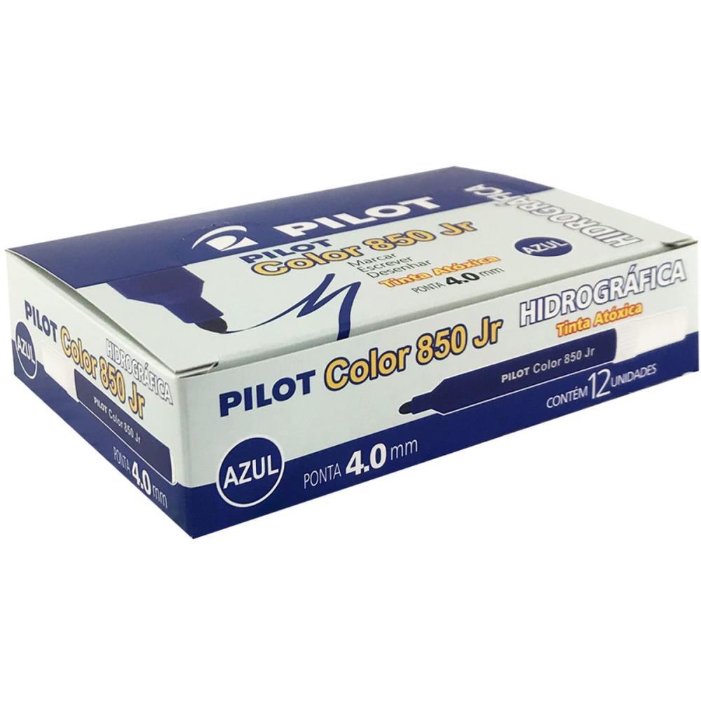 CANETA HIDROGRAFICA COLOR 850L JUNIOR AZUL PILOT CX.C/12
