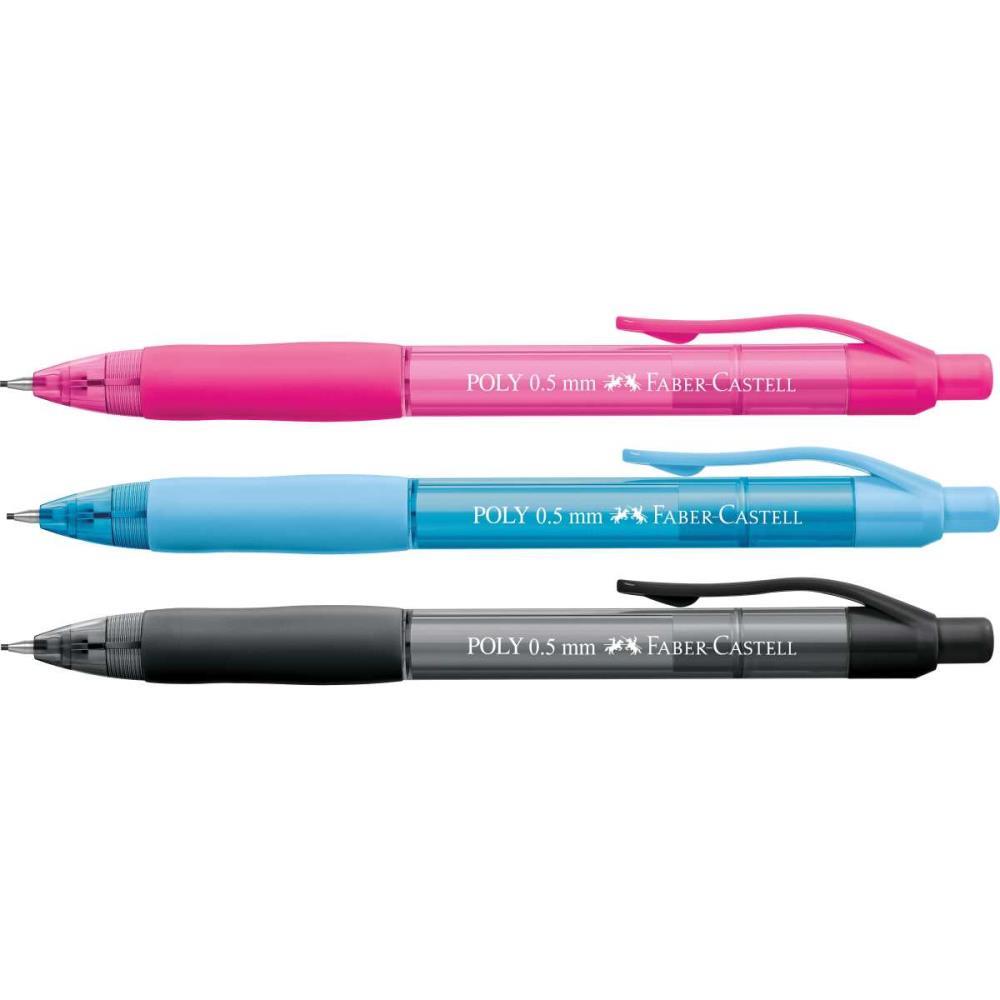 LAPISEIRA 0.5MM POLY MIX CORES SORT. FABER-CASTELL CX.C/12